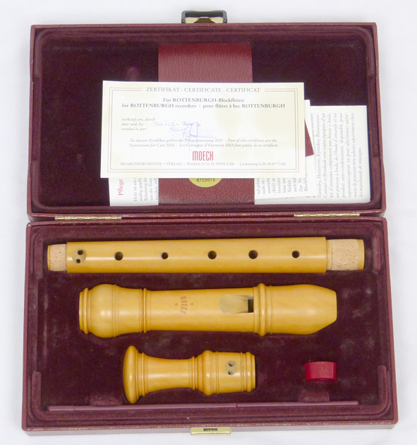 Used Moeck Rottenburgh 339 4304 alto recorder - recorder in original case