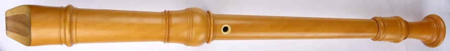 Used Moeck Rottenburgh 339 4304 alto recorder - back side of recorder