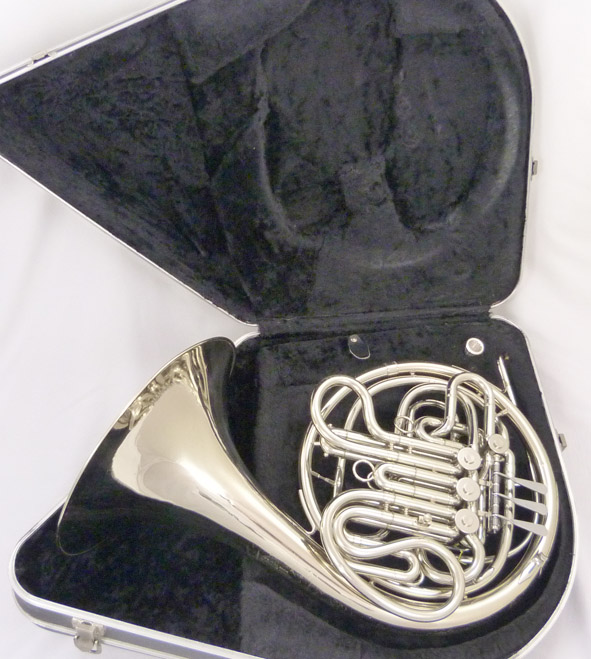 Used Reynolds Contempora Double French Horn - horn in original Reynolds hard shell case