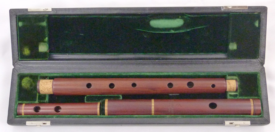 Used Windward Pratten Irish D flute - in hard shell case